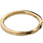Yellow Gold Mobius Wedding Band