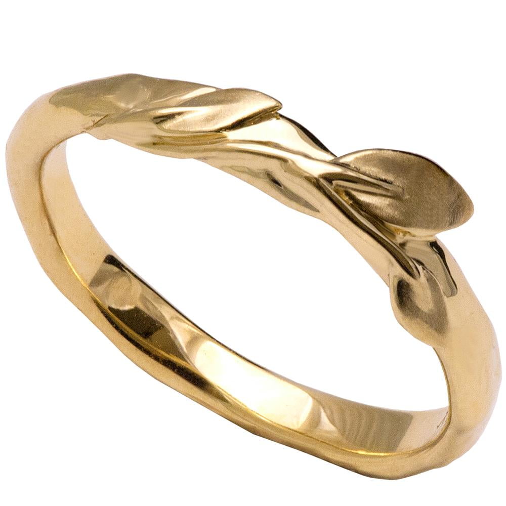 Leaves Ring #9 Yellow Gold Ring - Doron Merav
