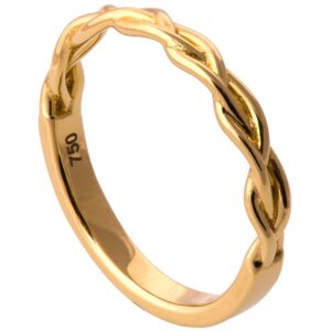 Braided Wedding Band Yellow Gold 4 Catalogue