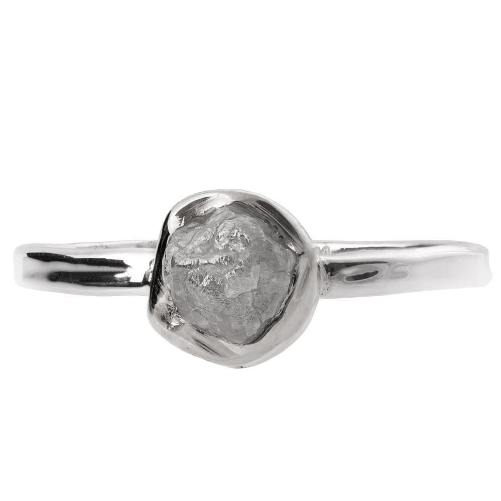 Raw Diamond Engagement Ring | Praise Wedding Shop
