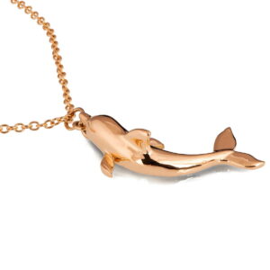 Dolphin Pendant Rose Gold Catalogue