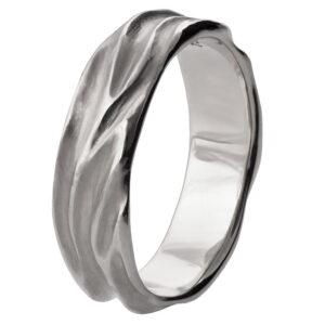 Dune Wedding Band White Gold 2 Catalogue