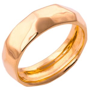 Hammered Wedding Band Rose Gold 1 Catalogue