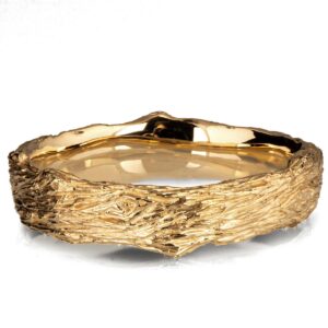 Twig Wedding Band Yellow Gold 6 Catalogue