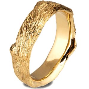 Twig Wedding Band Yellow Gold 9 Catalogue