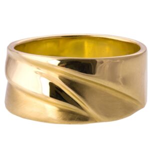 Wave Wedding Band Yellow Gold 4 Catalogue