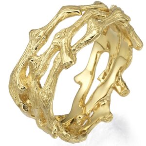 Twig Wedding Band Yellow Gold 12 Catalogue