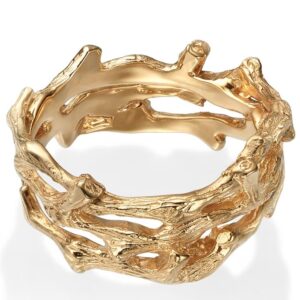 Twig Wedding Band Rose Gold 12 Catalogue
