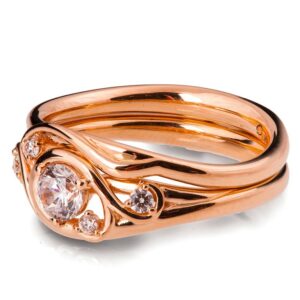 Knot Bridal Set Rose Gold and Moissanite 41 Catalogue