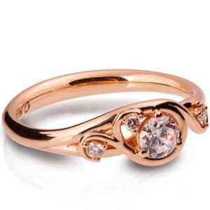 Knot Engagement Ring Rose Gold and Diamond 41 Catalogue