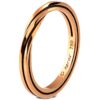 Mobius Wedding Band Black and Rose Gold