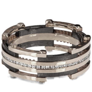 Men’s Wedding Band White Gold and Diamonds Catalogue