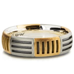 Men’s Wedding Band Platinum and Yellow Gold Catalogue