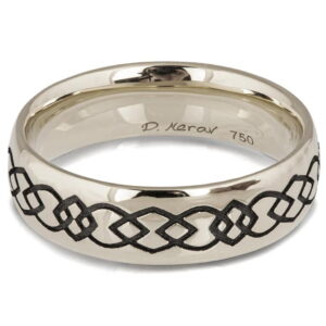 Celtic Wedding Band White Gold Catalogue