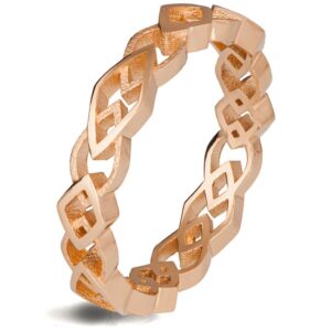 Celtic Wedding Band Rose Gold Catalogue