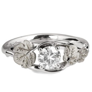 Twig and Fig Leaves Engagement White Gold and Diamond Catalogue