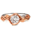 Twig and Leaves Engagement Ring Rose Gold and Diamond Catalogue