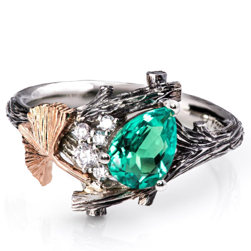 4 PTR Users-doron-Dropbox-Photos-שונות-Doron-New folder-RDM543 – Ginkgo Cluster Ring-CROP-Emerald