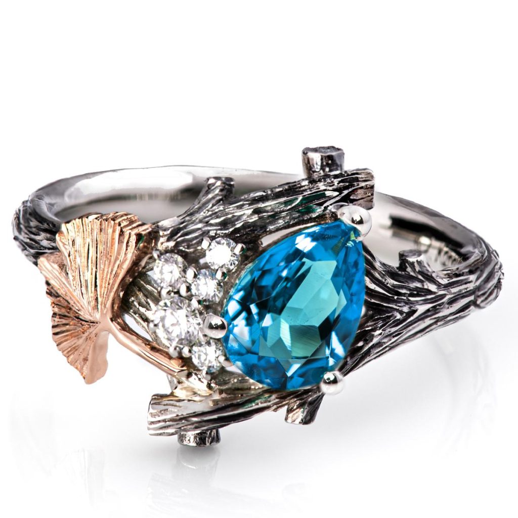 4 PTR Users-doron-Dropbox-Photos-שונות-Doron-New folder-RDM543 – Ginkgo Cluster Ring-CROP-Teal Sapphire