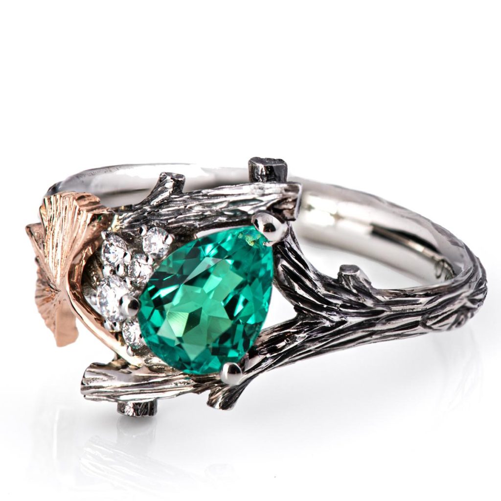 5 PTR Users-doron-Dropbox-Photos-שונות-Doron-New folder-RDM543 – Ginkgo Cluster Ring-CROP-Emerald