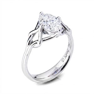 2ct Oval Diamond Celtic Engagement Ring